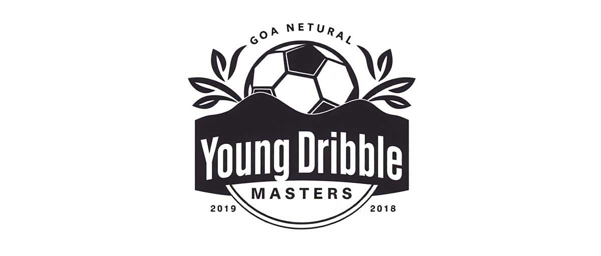 Goa Young Dribble Masters Official Logo Goa Young Dribble Masters logo with traditional Goan elements and a football