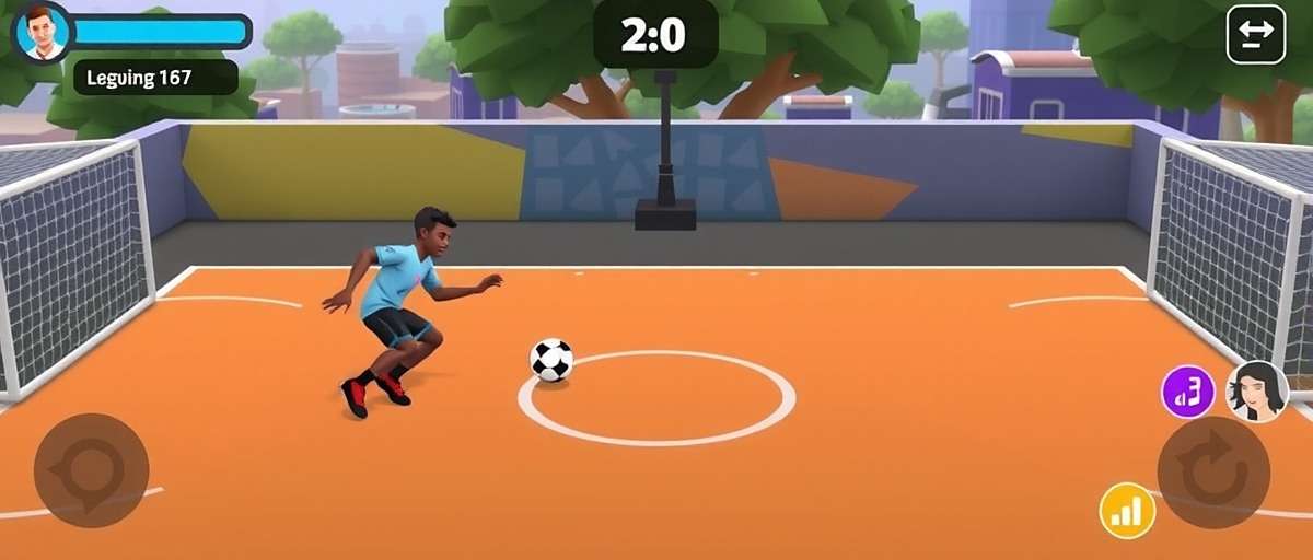 Goa Young Dribble Masters Dribbling Mechanics Goa Young Dribble Masters gameplay showing dribbling mechanics with touch controls